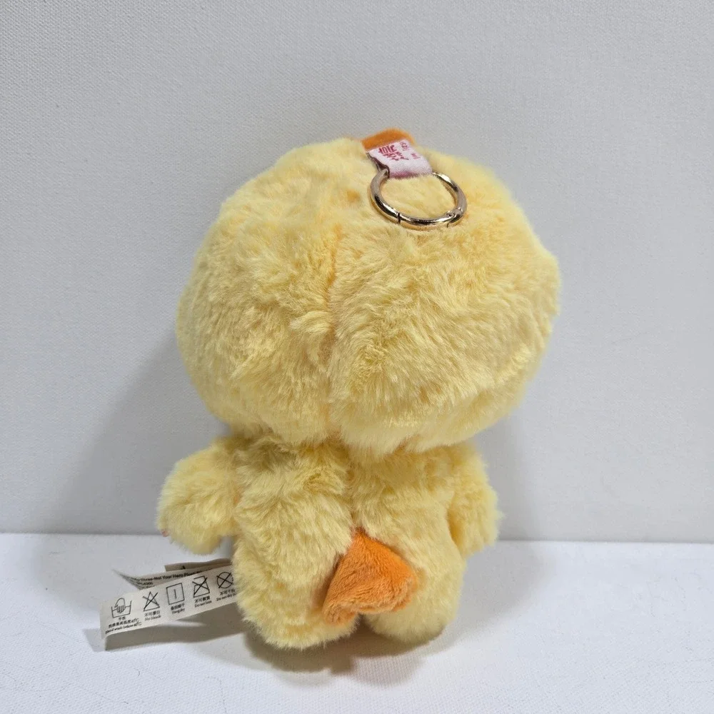 Baby Three Chick Costume Plush Keychain Duck Yellow Blind Box Art Toy Charm